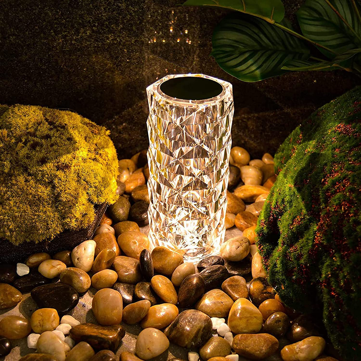 Crystal Rose Diamond Touch LED Table Lamp