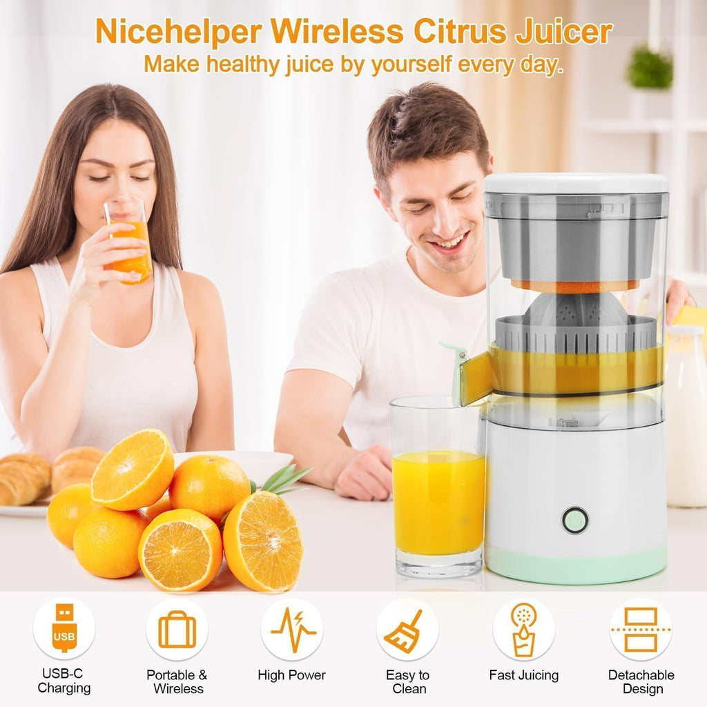 Portable Wireless Electric Citrus Juicer (200ml)