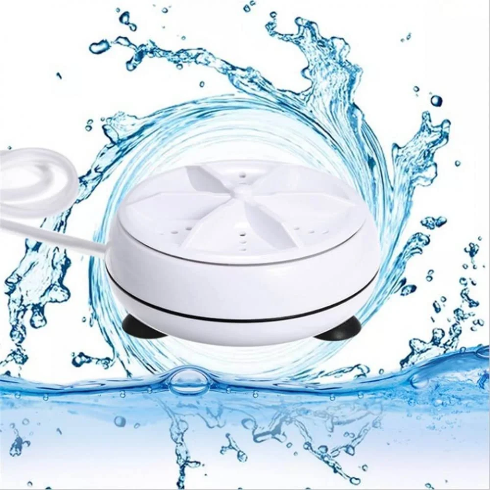 Mini USB Ultrasonic Turbo Washing Machine