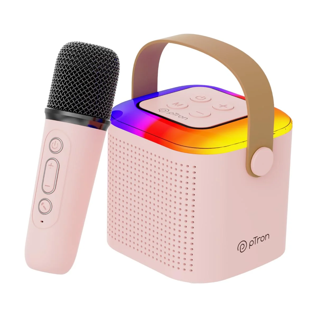 Mini Bluetooth Karaoke Speaker With RGB Lights